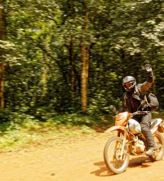 Motorradreise durch Uganda